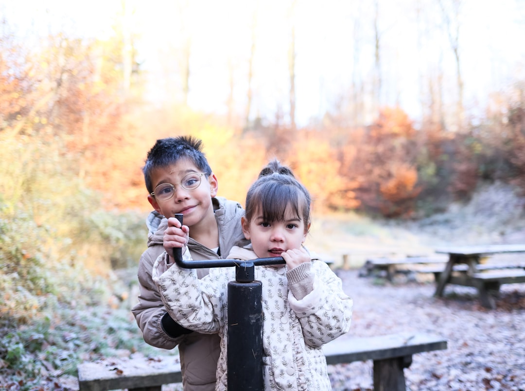 Family enjoying outdoor activities together in nature