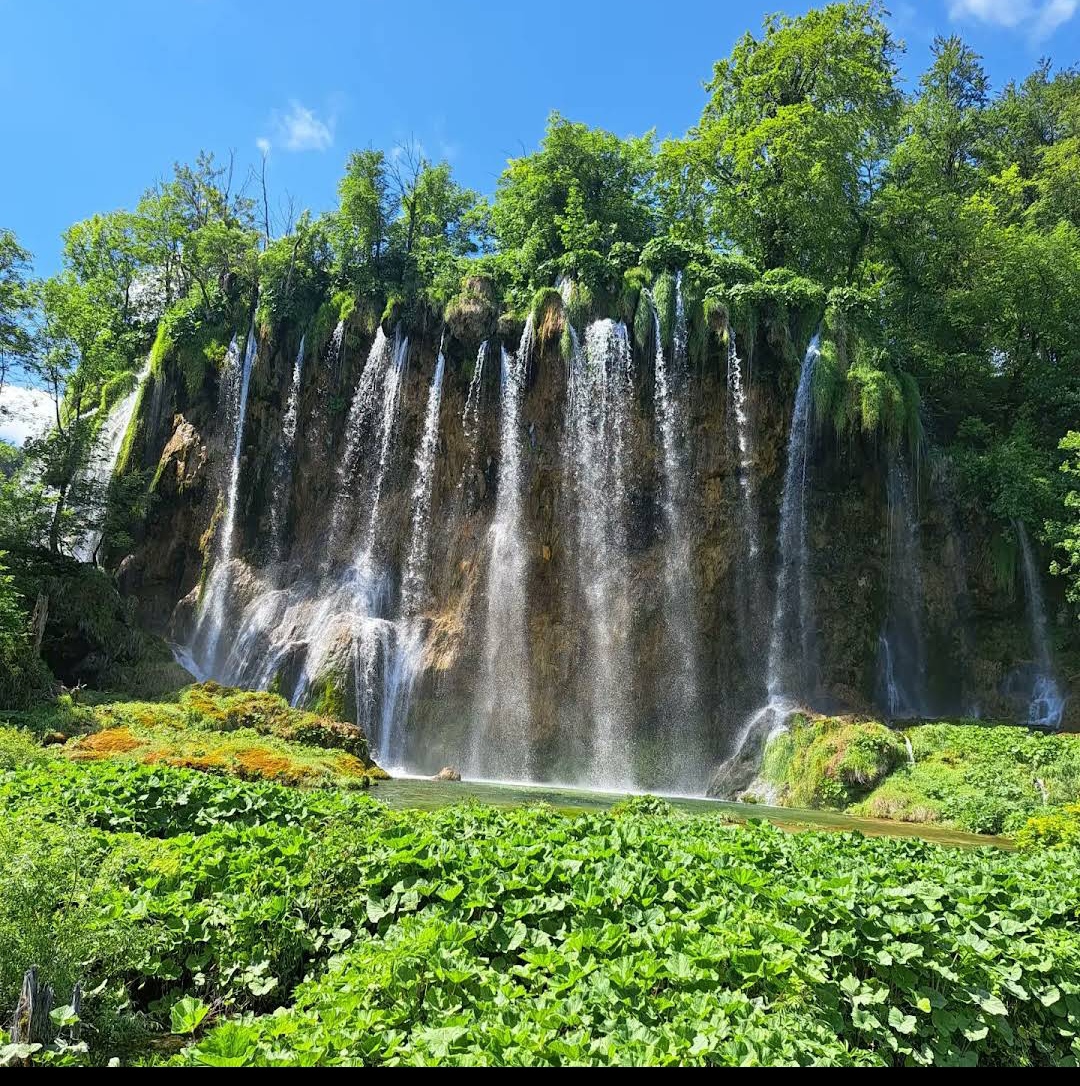 Hiker with backpack on outdoor adventure trail